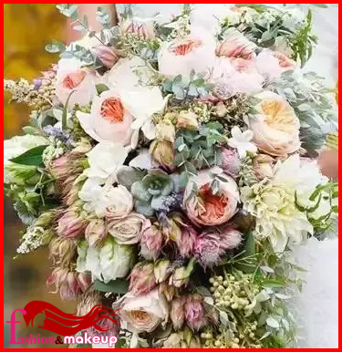Waterfall bridal bouquets
