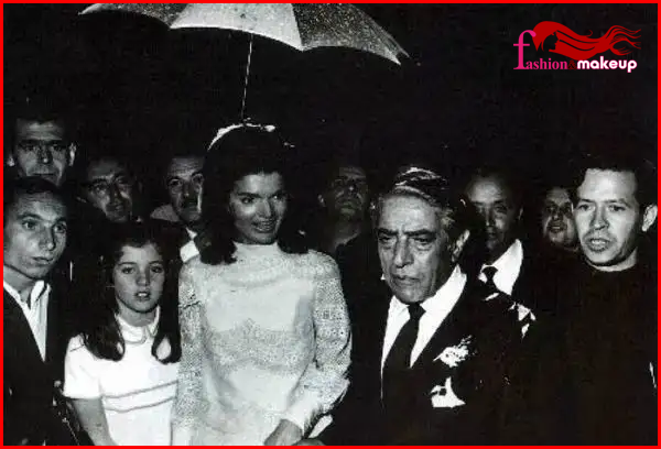 Jacqueline Kennedy wears Valentino dress to marry shipping king